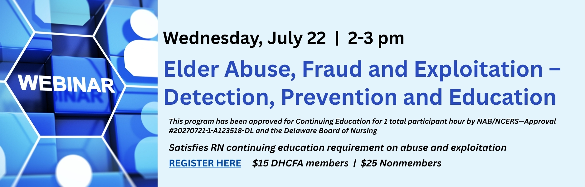 Elder Abuse and Exploitation Webinar
